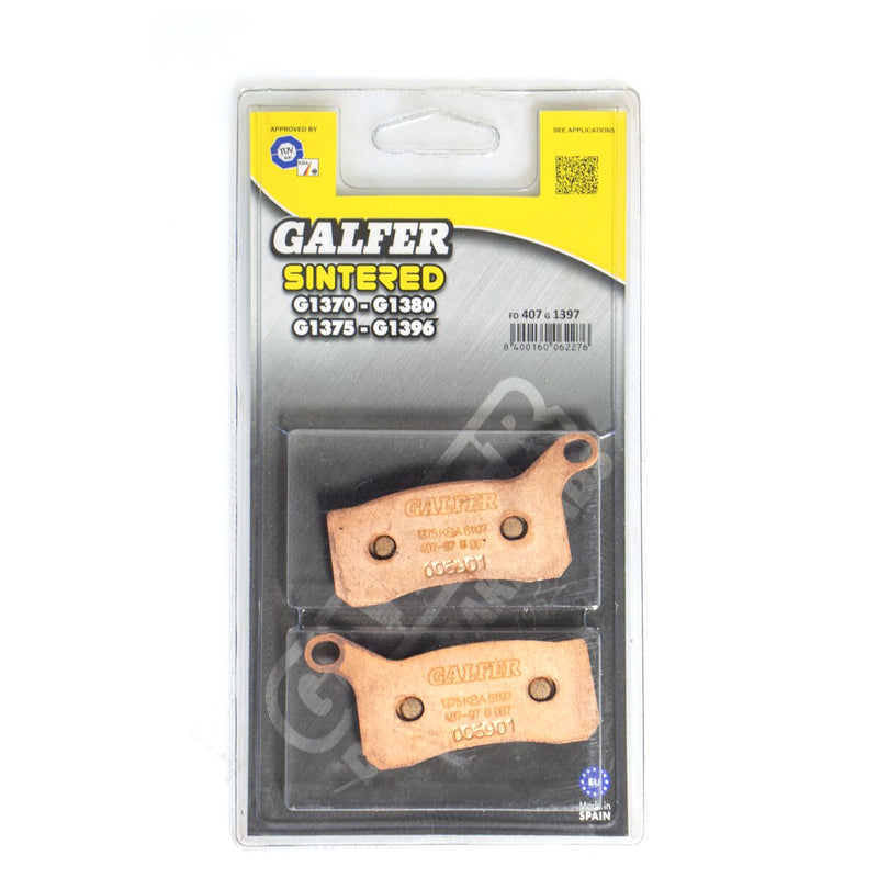 Galfer HH Sintered Brake Pads for 2008-2013 KTM Off-Road Front Rear Sintered Metal Set #FD407G1397