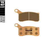Galfer HH Sintered Brake Pads for 2008-2013 KTM Off-Road Front Rear Sintered Metal Set #FD407G1397