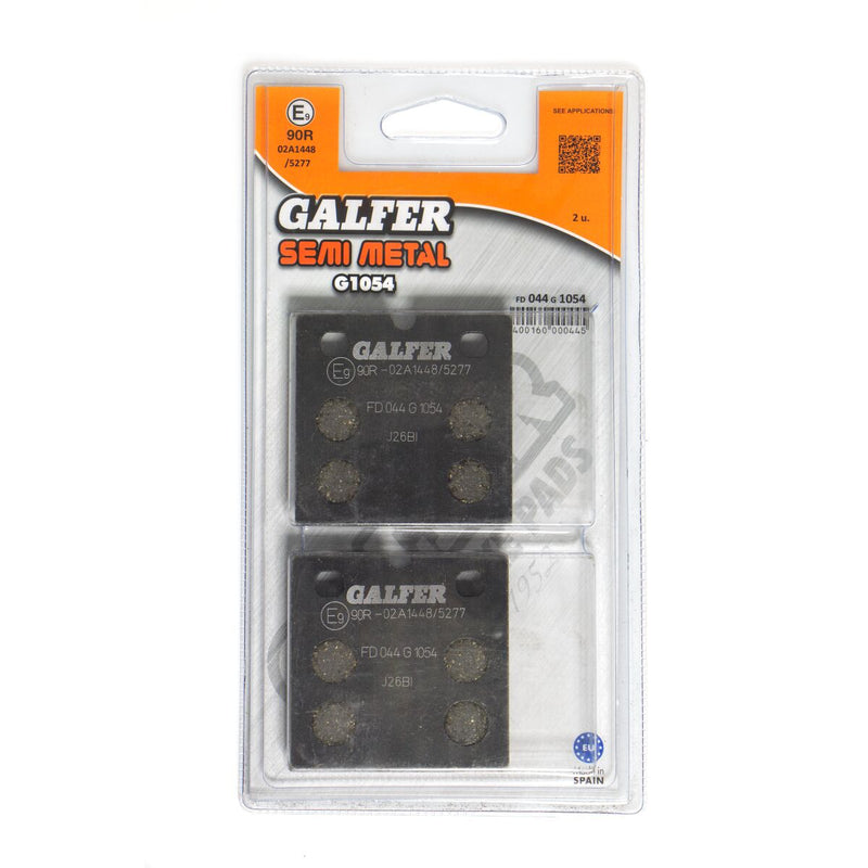 Galfer Semi-Metallic Brake Pads Multi-Purpose Street Front Rear Semi-Sintered Metal Set #FD044G1054