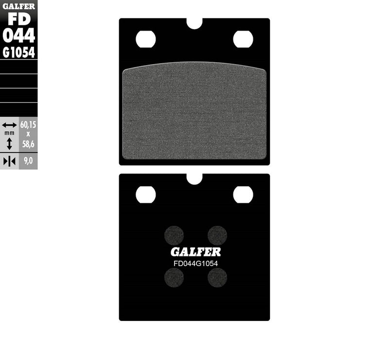 Galfer Semi-Metallic Brake Pads Multi-Purpose Street Front Rear Semi-Sintered Metal Set