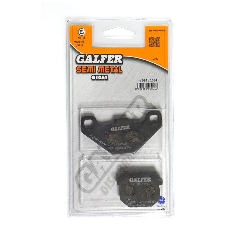 Galfer Semi-Metallic Brake Pads Multi-Purpose Street Front Rear Semi-Sintered Metal Set #FD094G1054