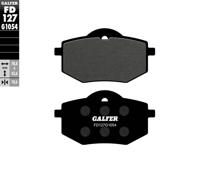 Galfer Semi-Metallic Brake Pads for 1988-1994 YAMAHA Multi-Purpose Street Front Rear Semi-Sintered Metal Set #FD127G1054
