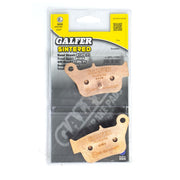 Galfer HH Sintered Brake Pads for 2012-2016, 2019 SYM MAXSYM 400 I ABS Multi-Purpose Front Rear Sintered Metal Set #FD483G1380