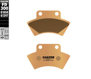 Galfer HH Sintered Brake Pads for 1989-1999 POLARIS Multi-Purpose Front Rear Sintered Metal Set #FD300G1397