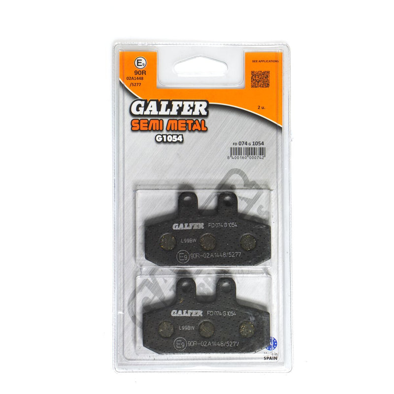 Galfer Semi-Metallic Brake Pads Multi-Purpose Front Rear Semi-Sintered Metal Set #FD074G1054