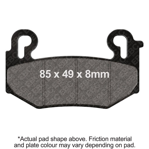 EBC FA-HH Series Sindered Brake Pads for 2023-2026 BMW R 1300 GS ABS Front Sintered Metal Pair