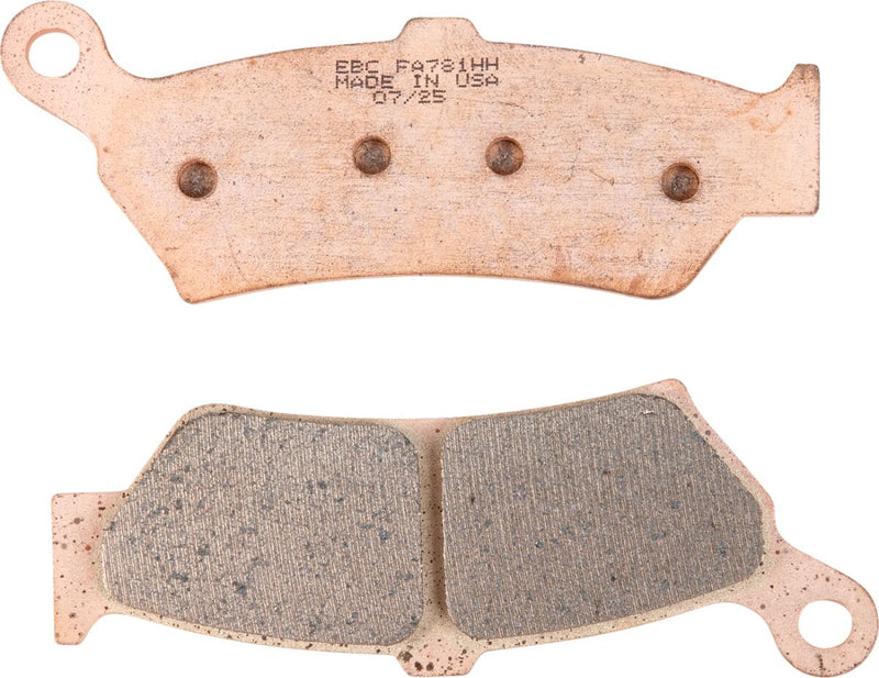 EBC Sintered "HH" Brake Pads for 2023-2026 BMW R 1300 FA-HH Series Rear Left Sintered Metal Copper Alloy Set of 2