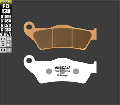 Galfer HH Sintered Brake Pads Off-Road Sintered Metal Pair #FD138G1396R