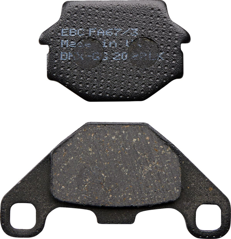 EBC Organic Base "FA" Brake Pads for 1987-1989, 1991-2007 KAWASAKI FA Series Rear Left Aramid Fibre Set of 2