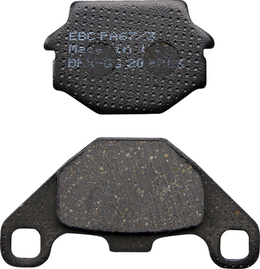 EBC Organic Base "FA" Brake Pads for 1987-1989, 1991-2007 KAWASAKI FA Series Rear Left Aramid Fibre Set of 2