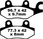EBC TT Sport Carbon Fusion Brake Pads Multi-Purpose Off-Road Rear Pair #FA165/2TT