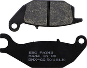 EBC Organic Base "FA" Brake Pads for 2001-2016, 2018-2021, 2025-2026 HONDA FA Series Rear Rear Left Aramid Fibre Set of 2