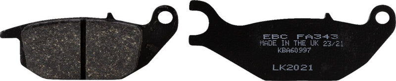 EBC Organic Base "FA" Brake Pads for 2001-2016, 2018-2021, 2025-2026 HONDA FA Series Rear Rear Left Aramid Fibre Set of 2