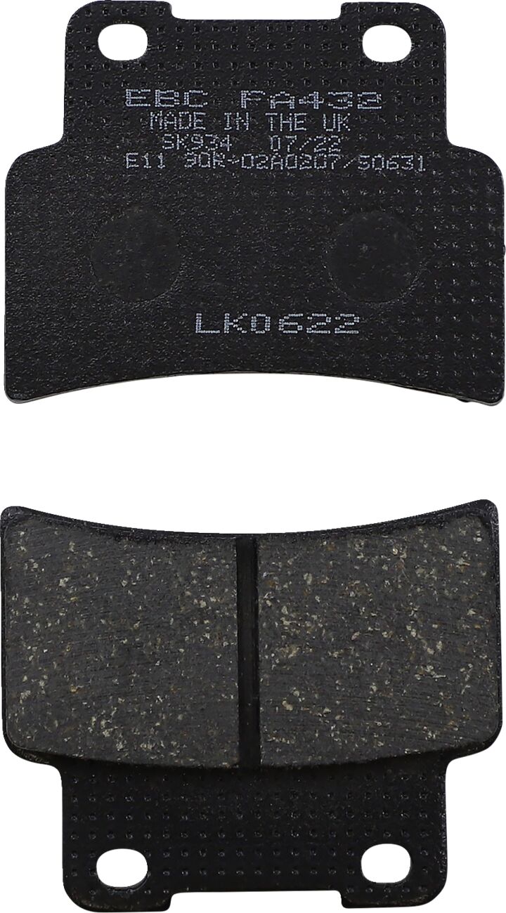 EBC Organic Base "FA" Brake Pads FA Series Front Sintered Metal Aramid Fibre Set of 2