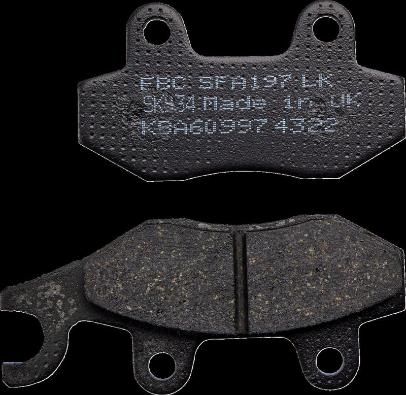 EBC Brake Pads Street Front Rear Organic Base Set of 2