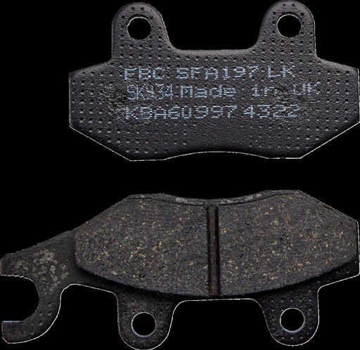 EBC Brake Pads Street Front Rear Organic Base Set of 2
