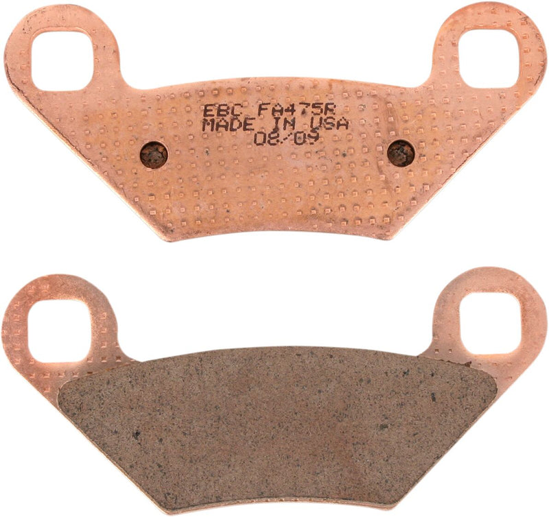 EBC Long-Life Sintered "R" Brake Pads for 2009-2024 POLARIS FA-R Series Front Rear Sintered Metal Bronze Set of 2