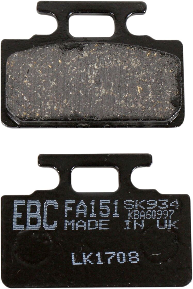 EBC Organic Base "FA" Brake Pads for 2004-2007 HONDA RS 125 R FA Series Front Rear Aramid Fibre Set of 2