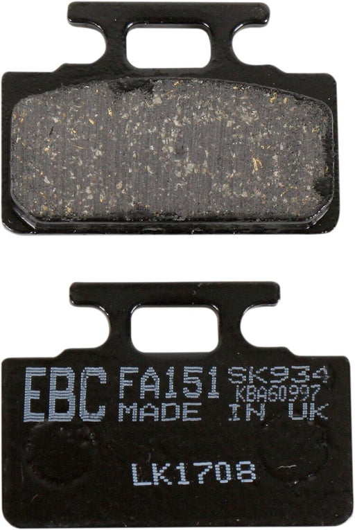 EBC Organic Base "FA" Brake Pads for 2004-2007 HONDA RS 125 R FA Series Front Rear Aramid Fibre Set of 2