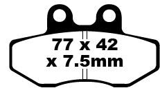 EBC FA Series Organic Brake Pads Off-Road Street Front Rear Organic Base Pair
