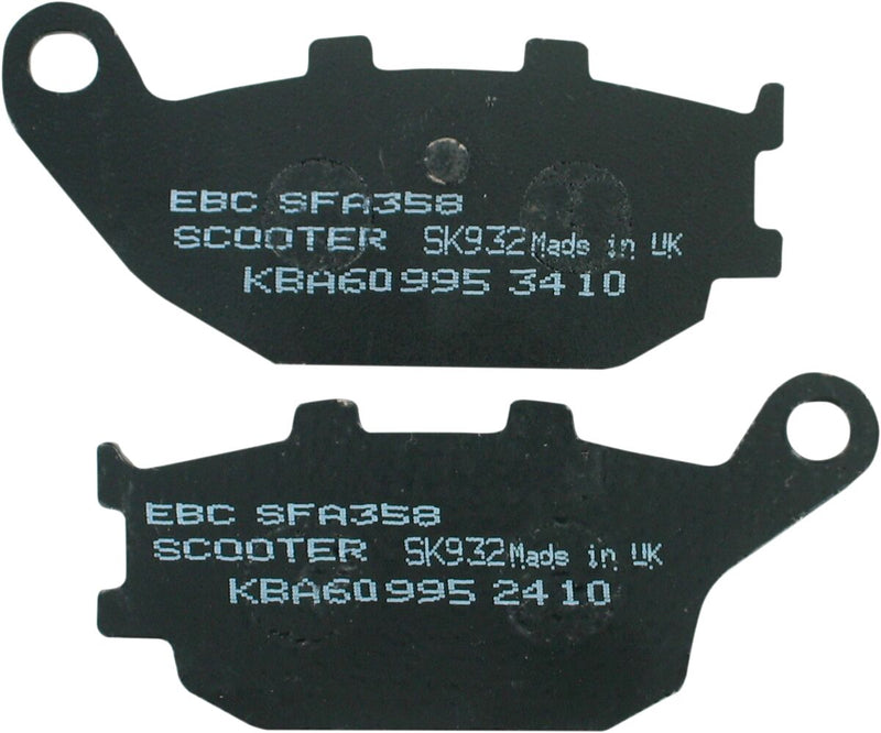 EBC Scooter "SFA" Brake Pads for 2001-2004 HONDA NSS 250 SFA Series Rear Organic Base Aramid Fibre Set of 2