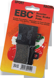 EBC Scooter "SFA" Brake Pads SFA Series Front Rear Organic Base Aramid Fibre Set of 2