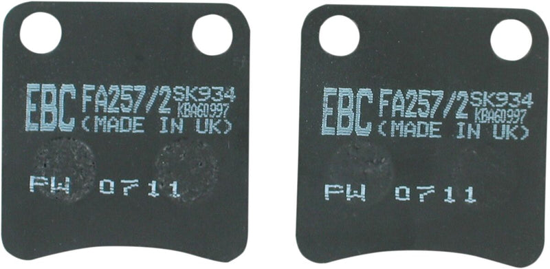 EBC Scooter "SFA" Brake Pads Parking Brake Pads SFA Series Front Organic Base Aramid Fibre Set of 2