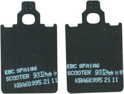 EBC Scooter "SFA" Brake Pads SFA Series Front Left Front Right Organic Base Aramid Fibre Set of 2