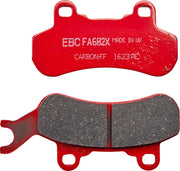 EBC Sport Carbon "X" Brake Pads for 2016-2024 CAN AM (BRP) FA-TT Series Front Left Rear Left Semi-Sintered Metal Carbon Graphite Set of 2