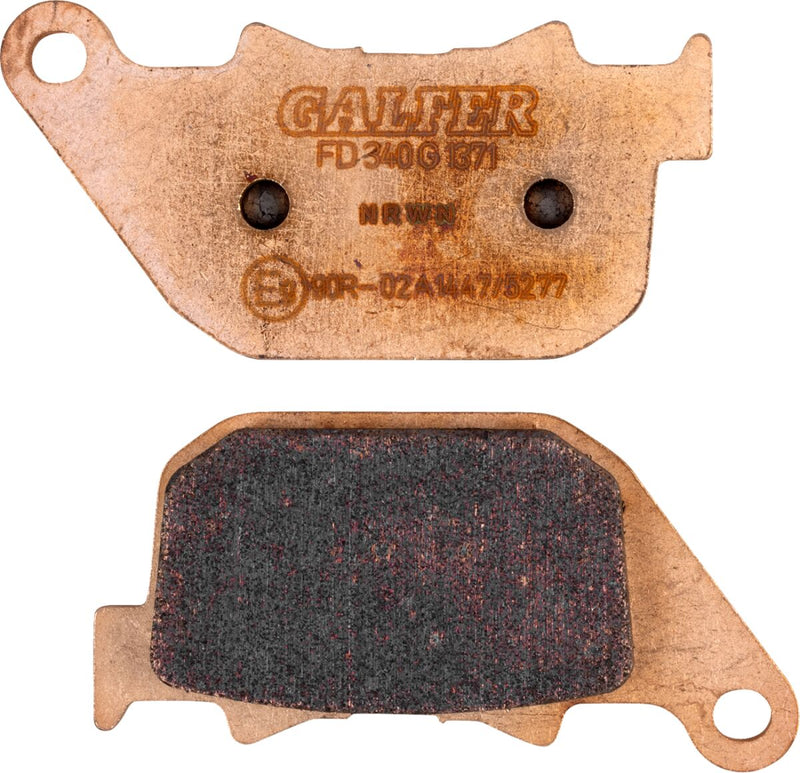 Galfer HH Sintered Brake Pads for 2004-2022 Harley-Davidson Rear Sintered Metal Copper Alloy Set of 2 #FD340G1371