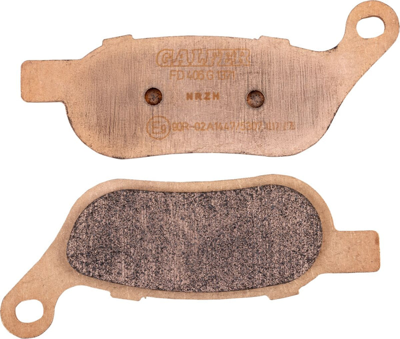 Galfer HH Sintered Brake Pads for 2007-2017, 2020-2024 Harley-Davidson Rear Sintered Metal Copper Alloy Set of 2 #FD406G1371