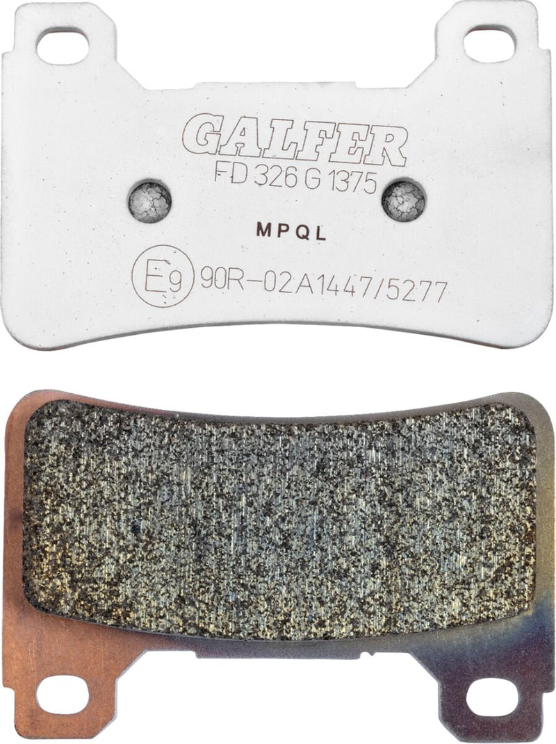 Galfer HH Sintered Ceramic Brake Pads for 2005-2021, 2023-2026 HONDA Front Set of 2 #FD326G1375