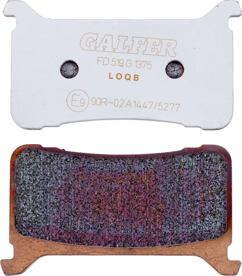 Galfer HH Sintered Ceramic Brake Pads for 2009-2026 HONDA Front Set of 2 #FD519G1375