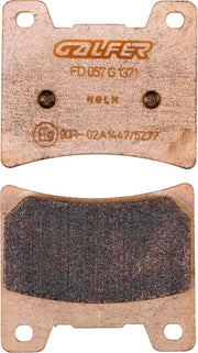 Galfer HH Sintered Brake Pads for 1981-2006 YAMAHA Front Rear Sintered Metal Copper Alloy Pair #FD057G1371
