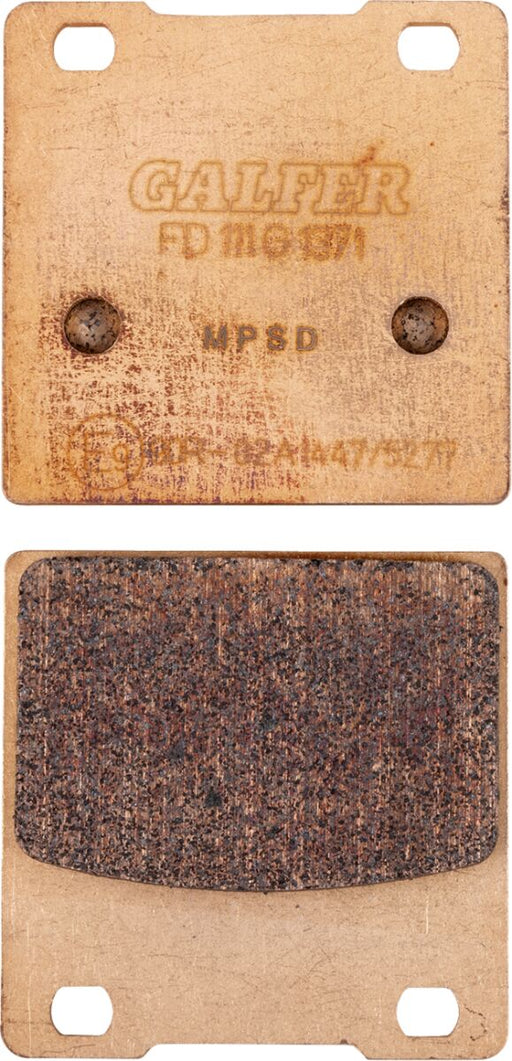 Galfer HH Sintered Brake Pads Rear Sintered Metal Copper Alloy Pair #FD111G1371