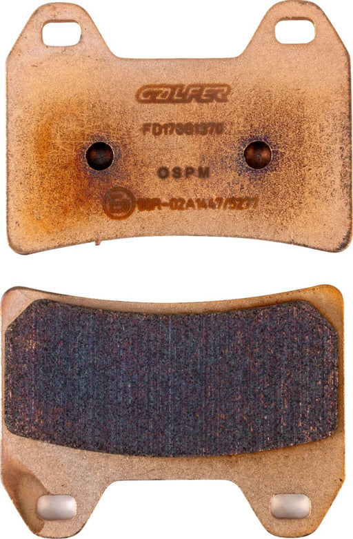 Galfer HH Sintered Brake Pads Front Sintered Metal Copper Alloy Pair #FD176G1370