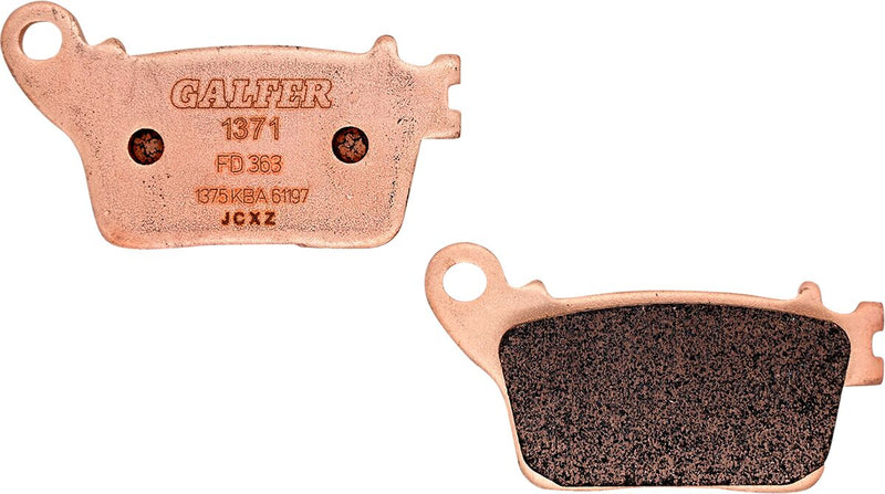 Galfer HH Sintered Brake Pads Rear Sintered Metal Copper Alloy Pair #FD363G1371