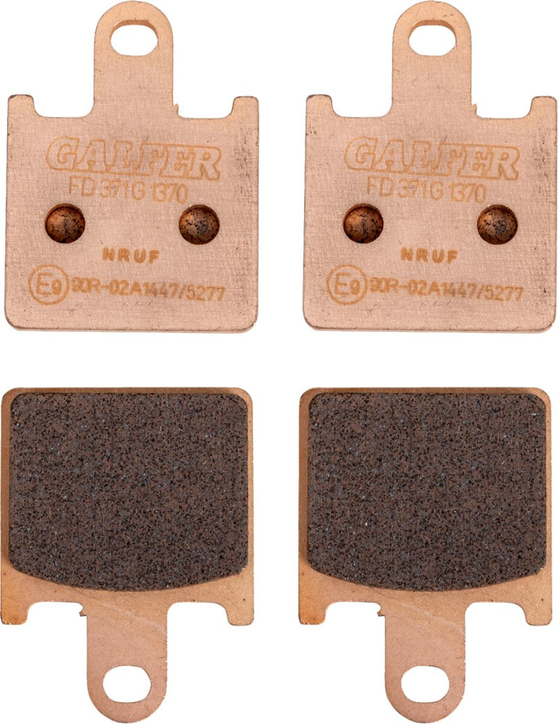 Galfer HH Sintered Brake Pads for 2007-2012, 2022-2023 KAWASAKI Front Sintered Metal Copper Alloy Pair #FD371G1370