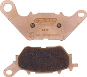 Galfer HH Sintered Brake Pads for 2015-2026 YAMAHA Rear Sintered Metal Copper Alloy Pair #FD484G1370
