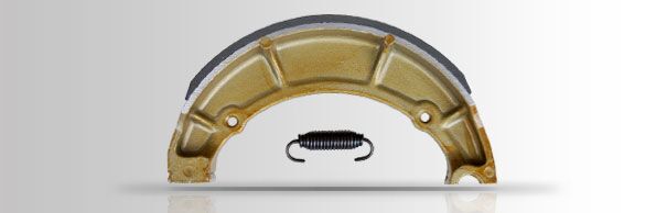 EBC Standard Brake Shoes for 1973-1974, 1994-1996 YAMAHA Smooth Front Organic Base Set