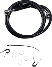 Extended Length Black Vinyl Brake Line Kit