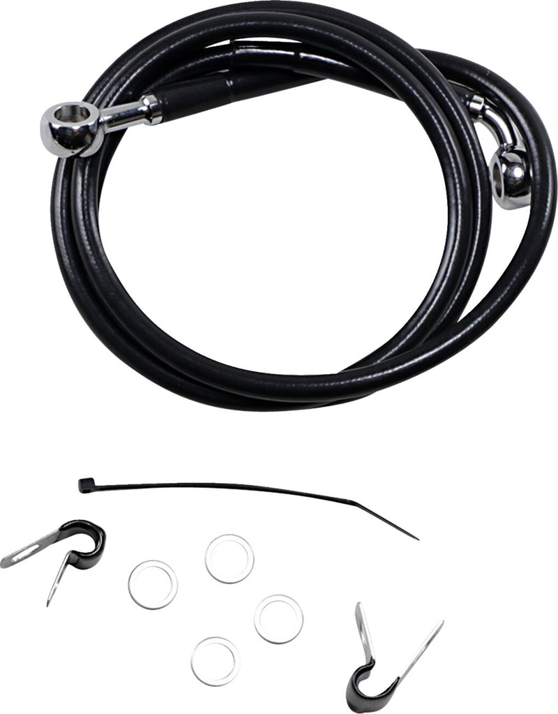 Extended Length Black Vinyl Brake Line Kit