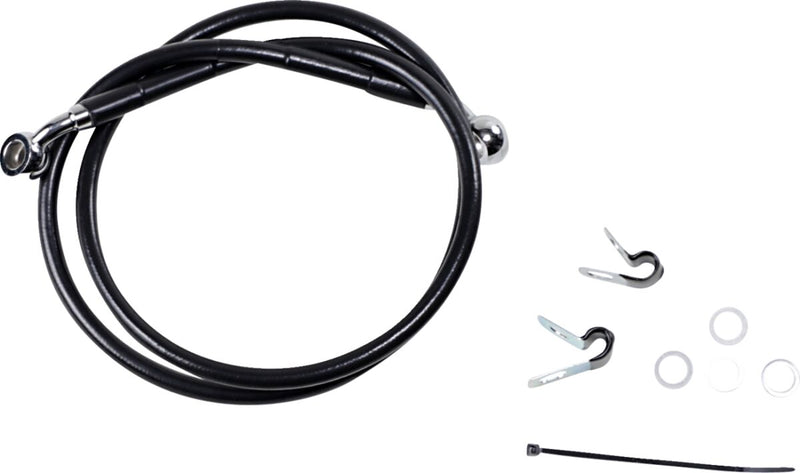 Drag Specialties Stainless Steel Brake Line Kit Fits Harley-Davidson Sportster Models 2004-2012