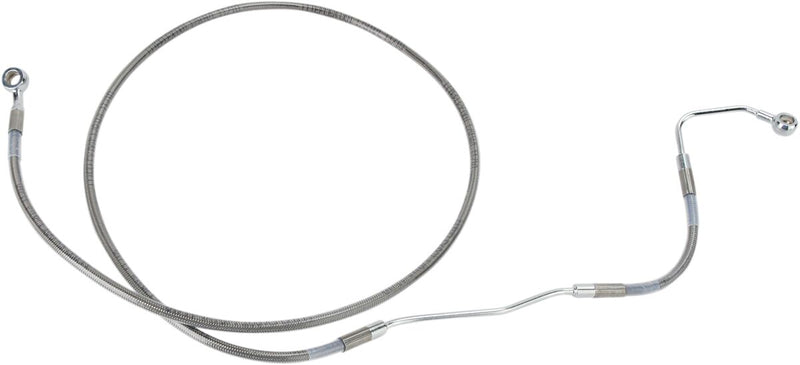 Drag Specialties Extended Length Stainless Steel Brake Line Kit #691182-2