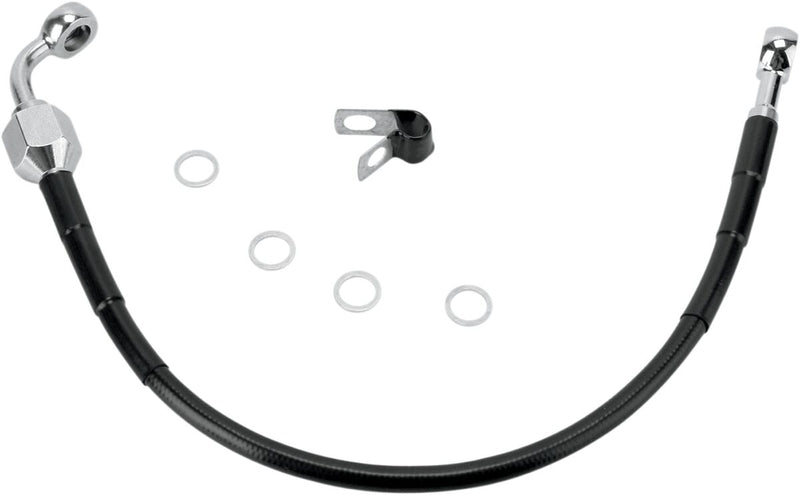 Drag Specialties Stainless Steel Brake Line Kit Fits Harley-Davidson Dyna Models 2000-2007