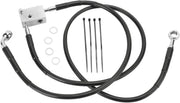Drag Specialties Stainless Steel Brake Line Kit Fits Harley-Davidson Softail Models 2000-2003