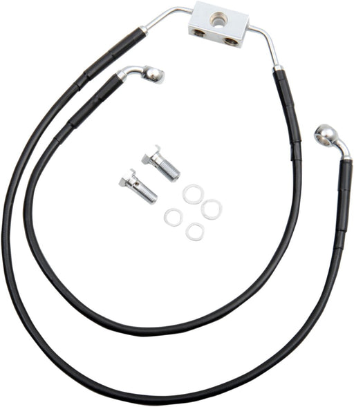 Extended Length Black Vinyl Brake Line Kit