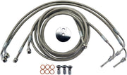 LA Choppers Stainless Steel Brake Line Kit Silver 30,5 cm - 35,5 cm (12" - 14") 30.5 cm - 35.5 cm Ape Hanger
