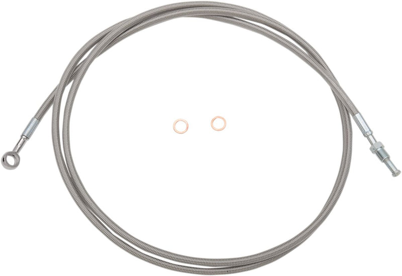LA Choppers Clutch Line Cable Clear Hydraulic Stainless Steel