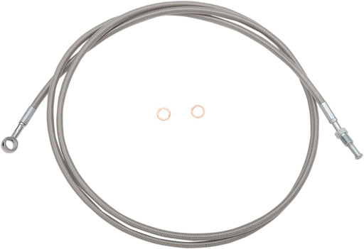 LA Choppers Clutch Line Cable Clear Hydraulic Stainless Steel